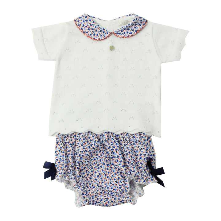 DR. KID BEBE NIÑA CONJ. DE SHORT BLANCO