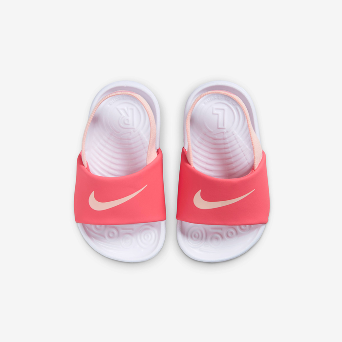 NIKE NIÑO CHANCLETA KAWA SLIDE BT MAGIC EMBER PNK-WHT