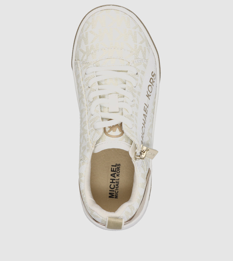 MICHAEL KORS NIÑA ZAPATILLA ALEX WHT/GOLD RTW