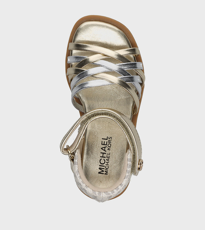 MICHAEL KORS NIÑA SANDALIA JENSYN MULTI METALLIC