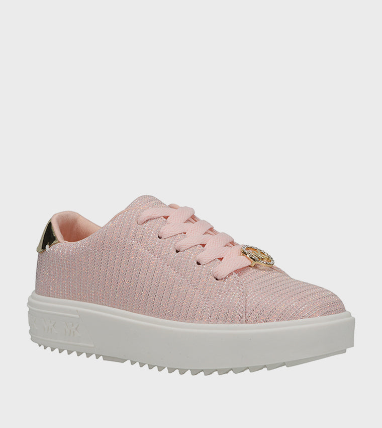 MICHAEL KORS NIÑA ZAPATILLA EMMET GROVE PINK CHAIN MESH