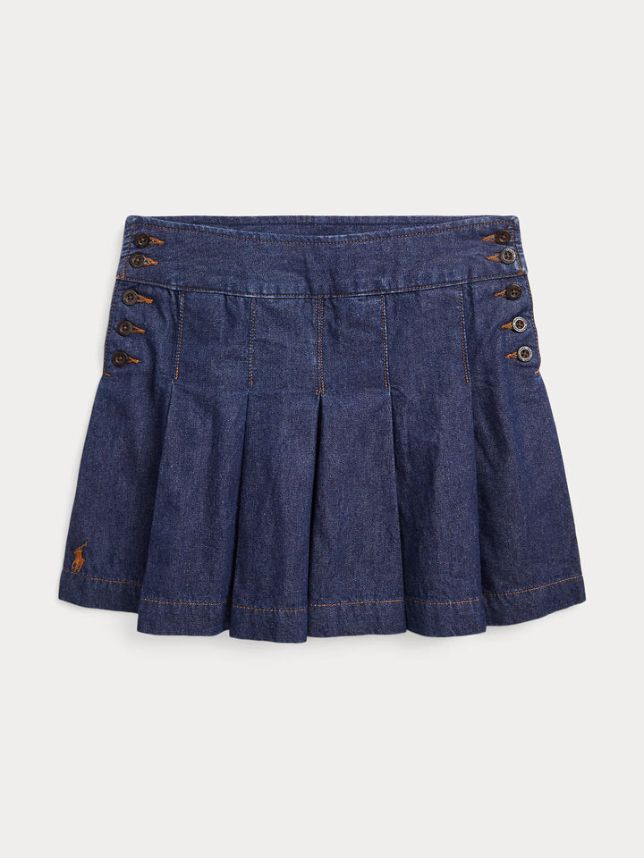 RALPH LAUREN NIÑA FALDA PLTED APTOS WASH