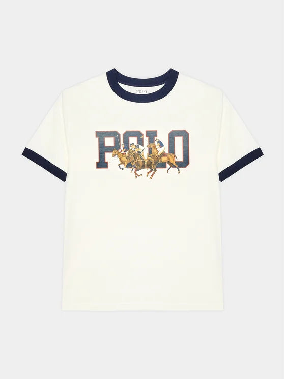 RALPH LAUREN NIÑO TSHIRT DECKWASH WHITE