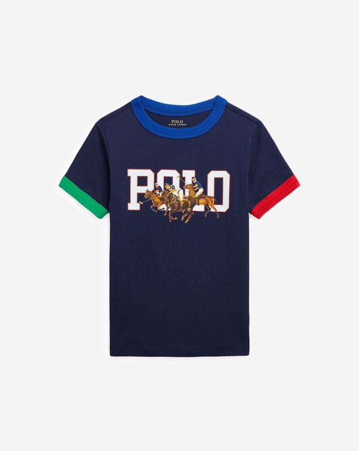 RALPH LAUREN NIÑO TSHIRT NEWPORT NAVY