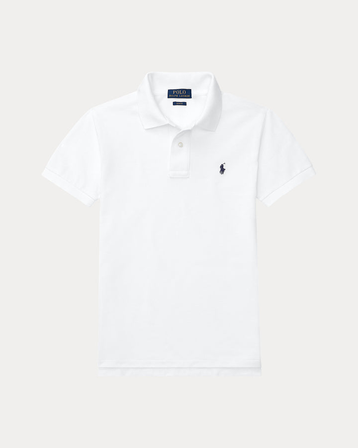 RALPH LAUREN NIÑO POLO CUSTOM FIT WHITE