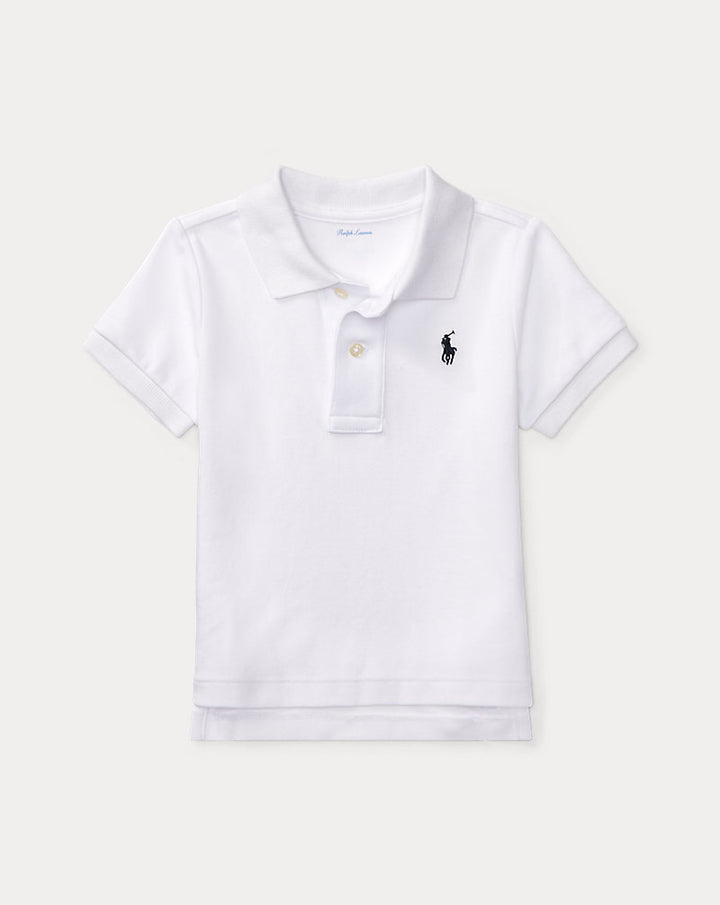 RALPH LAUREN BEBE NIÑO POLO WHITE