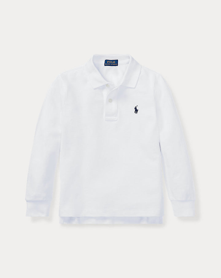 RALPH LAUREN NIÑO POLO WHITE