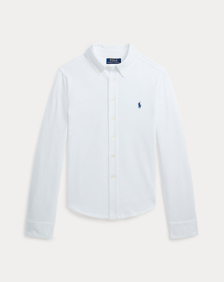 RALPH LAUREN NIÑO CAMISA SPORT WHITE