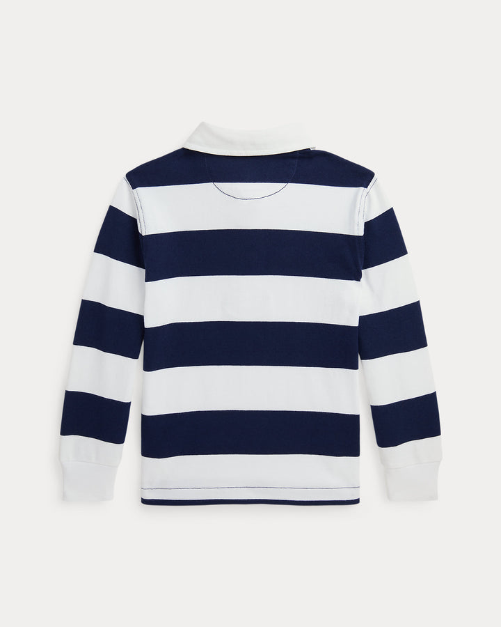 RALPH LAUREN NIÑO TSHIRT RUGBY WHITE/CRUISE NAVY