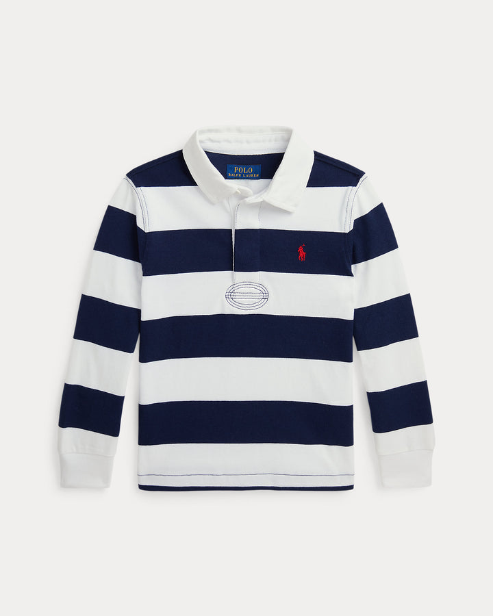 RALPH LAUREN NIÑO TSHIRT RUGBY WHITE/CRUISE NAVY