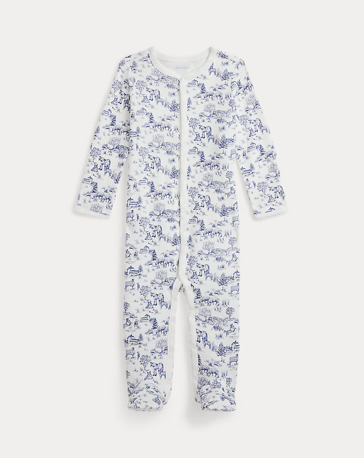 RALPH LAUREN BEBE NIÑO PIJAMA ARAN ISLE COUNTRYSIDE