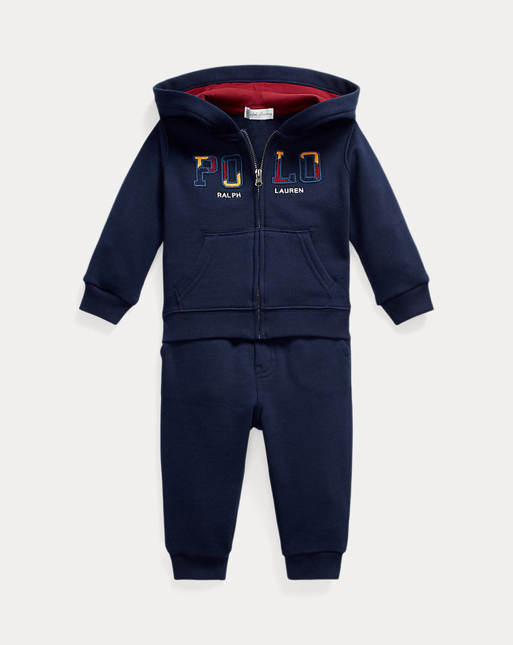 RALPH LAUREN BEBE NIÑO CONJ. DE PANTALON REFINED NAVY/C3950