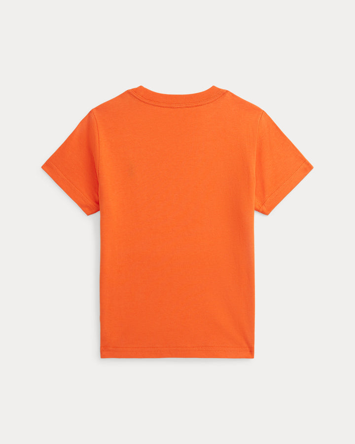 RALPH LAUREN NIÑO TSHIRT FLANNEL ORANGE/C6122