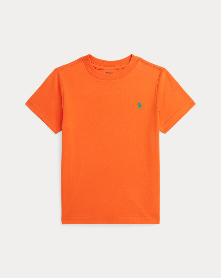 RALPH LAUREN NIÑO TSHIRT FLANNEL ORANGE/C6122