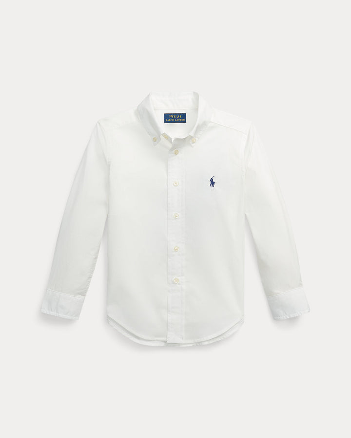 RALPH LAUREN NIÑO CAMISA WHITE