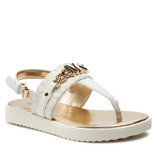 MICHAEL KORS NIÑA SANDALIA BRANDY MARLOW WHT/GOLD