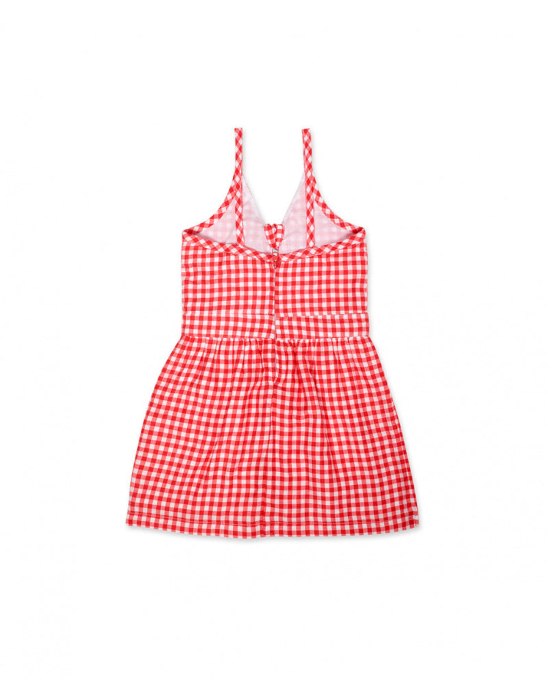 TUC TUC NIÑA VESTIDO PLANA ROJO REALLY SWEET