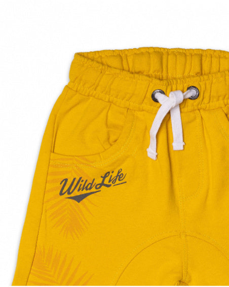 TUC TUC NIÑO SHORT AMARILLO LOST PARADISE