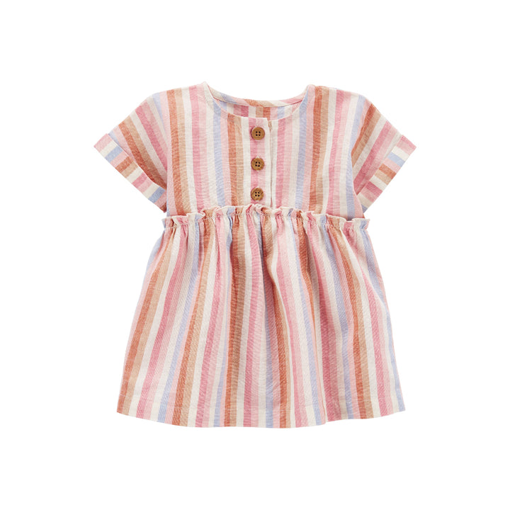 CARTERS BEBE NIÑA VESTIDO STRIPE