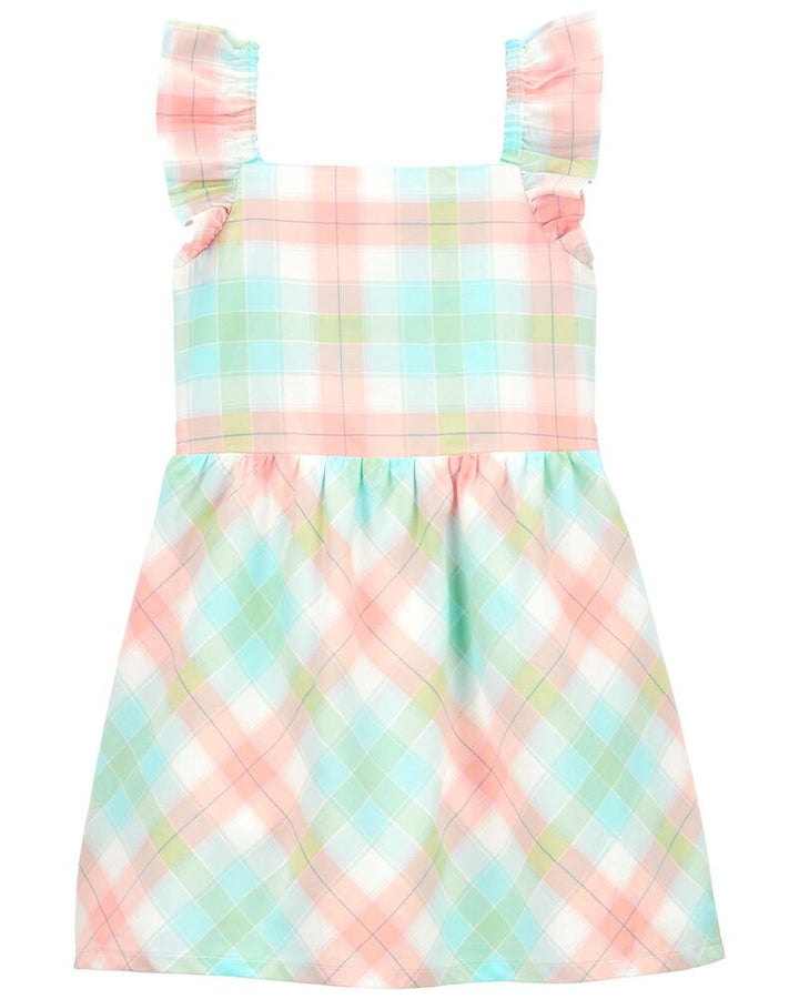 CARTERS NIÑA VESTIDO PLAID