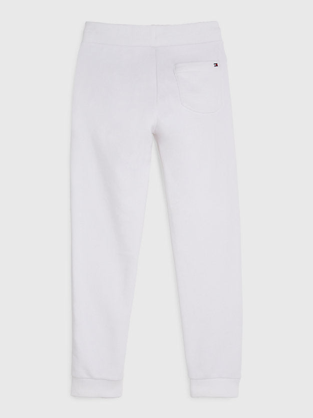 TOMMY HILFIGER NIÑO PANTALON TH LOGO SWEATPANTS WHITE