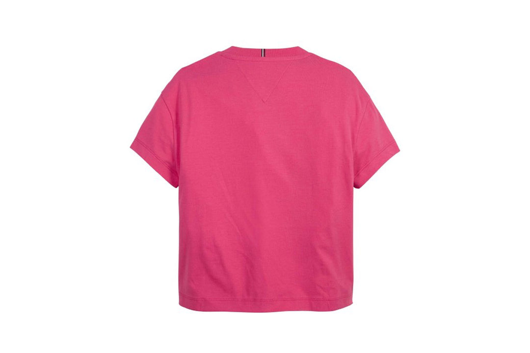 TOMMY HILFIGER NIÑA TSHIRT TOMMY HILFIGER STITCH LASER PINK